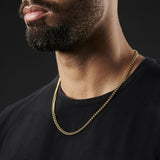 18K Gold Titanium Cuban Chain