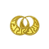 22k Gold Punjabi Nattiyan Minimalist Hoops Pair