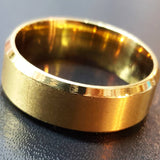 Titanium Gold Ring