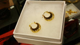 18k Gold Titanium Punjabi Nattiyan Minimalist Hoops Pair