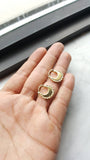 18k Gold Punjabi Nattiyan Minimalist Hoops Pair