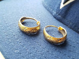 18k Gold Punjabi Nattiyan Minimalist Hoops Pair
