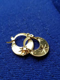 18k Gold Punjabi Nattiyan Minimalist Hoops Pair