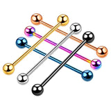 14g Anodized Titanium, Scaffold Barbells Industrial Earrings