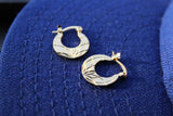 18k Gold Karan Aujla Nattiyan Earrings Hoops Pair