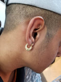 18k Gold Karan Aujla Nattiyan Earrings Hoops Pair