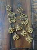 Indian Earrings, Long Hanging Jhumka Earrings, Indian Jewelry