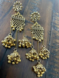Indian Earrings, Long Hanging Jhumka Earrings, Indian Jewelry