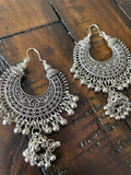 Indian Earrings, Long Hanging Jhumka Earrings, Indian Jewelry