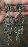 Indian Earrings, Long Hanging Jhumka Earrings, Indian Jewelry
