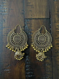 Indian Earrings, Long Hanging Jhumka Earrings, Indian Jewelry