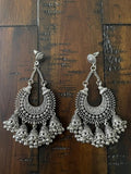 Indian Earrings, Long Hanging Jhumka Earrings, Indian Jewelry