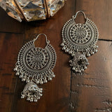 Indian Earrings, Long Hanging Jhumka Earrings, Indian Jewelry