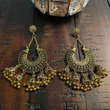 Indian Earrings, Long Hanging Jhumka Earrings, Indian Jewelry