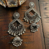 Indian Earrings, Long Hanging Jhumka Earrings, Indian Jewelry