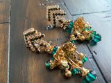 Indian Earrings, Long Hanging Jhumka Earrings, Indian Jewelry