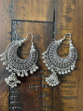 Indian Earrings, Long Hanging Jhumka Earrings, Indian Jewelry