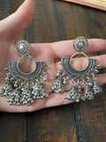 Indian Earrings, Long Hanging Jhumka Earrings, Indian Jewelry