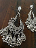 Indian Earrings, Long Hanging Jhumka Earrings, Indian Jewelry