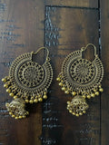 Indian Earrings, Long Hanging Jhumka Earrings, Indian Jewelry