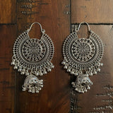 Indian Earrings, Long Hanging Jhumka Earrings, Indian Jewelry