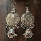 Indian Earrings, Long Hanging Jhumka Earrings, Indian Jewelry