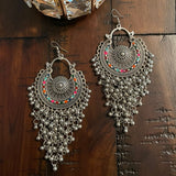Indian Earrings, Long Hanging Jhumka Earrings, Indian Jewelry