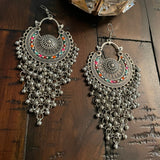 Indian Earrings, Long Hanging Jhumka Earrings, Indian Jewelry