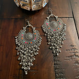 Indian Earrings, Long Hanging Jhumka Earrings, Indian Jewelry