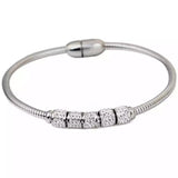 24k Gold Titanium Magnetic Bracelet Bangle, Gold Bangles