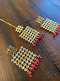 Indian Earrings, Tikka and Earrings Set, Indian Jewelry