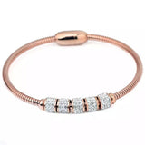 24k Gold Titanium Magnetic Bracelet Bangle, Gold Bangles