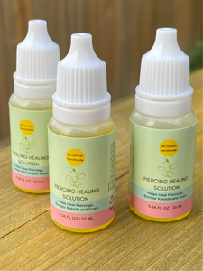 Handtstudio Piercing Aftercare Bump Solution, All Natural Piercing Healing Solution