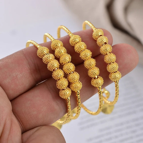24k Gold Titanium Adjustable Bracelet Bangle, Baby Gold Bangles