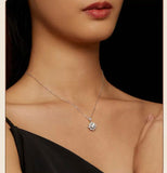 1ct Lab Diamond Necklace set in S925