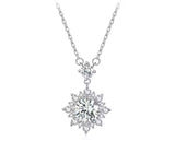 1ct Lab Diamond Necklace set in S925