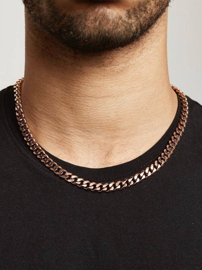Chain Jewelove Jewellery Men's Rose Gold Chain Necklace
