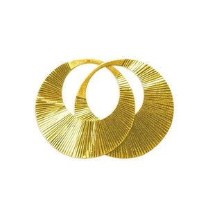 22k Gold Punjabi Nattiyan Minimalist Hoops Pair