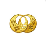 22k Gold Punjabi Nattiyan Minimalist Hoops Pair