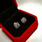 Diamond Stud Earrings in S925 Sterling Silver 1/2 Carat