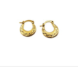 18k Gold Titanium Punjabi Nattiyan Minimalist Hoops Pair