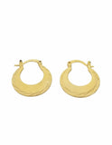 18k Gold Titanium Punjabi Nattiyan Minimalist Hoops Pair