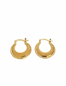 18k Gold Titanium Punjabi Nattiyan Minimalist Hoops Pair