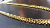 18K Gold Titanium Boxer Cuban Chain
