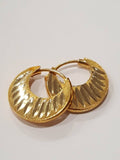 Punjabi Nattiyan Gold Murki Murkiya Earrings Hoops Pair