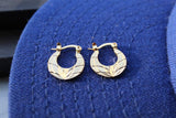18k Gold Karan Aujla Nattiyan Earrings Hoops Pair