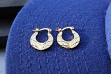 24k Gold Titanium Nattiyan Hoop Earrings, Karan Aujla Nattiyan Earrings