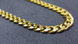 18k Gold Titanium Boxer Cuban Chain