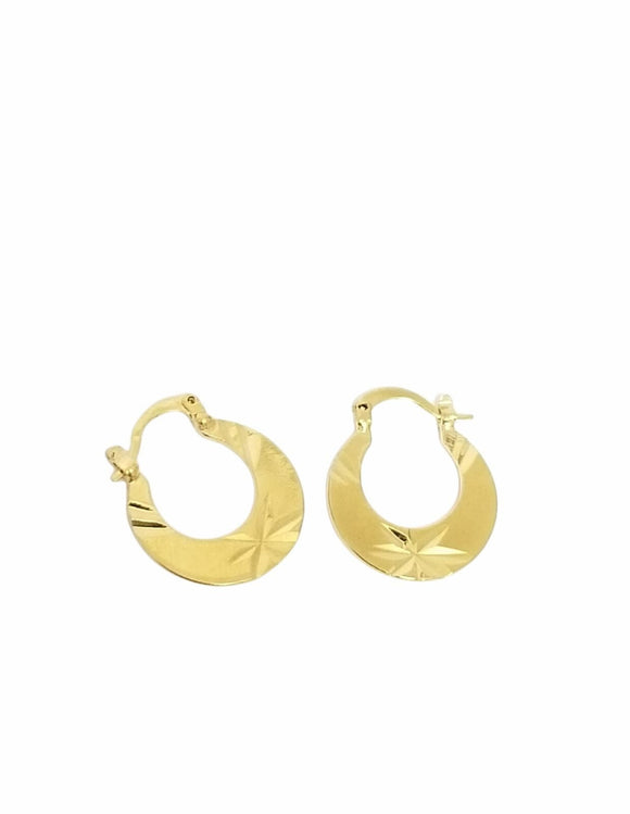18k Gold Titanium Nattiyan Hoop Earrings, Karan Aujla Nattiyan Earrings