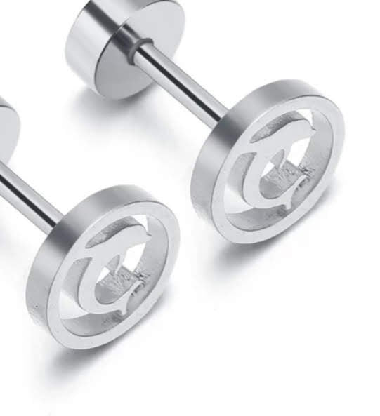 Hopply 5 Pairs Titanium Screw Back Surgical Stainless Steel Stud...